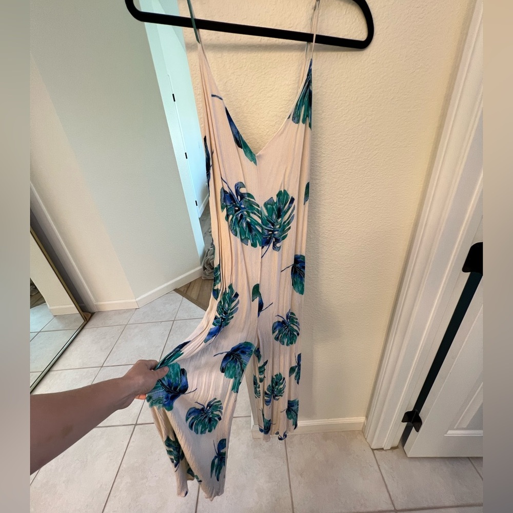 Tropical Print Romper